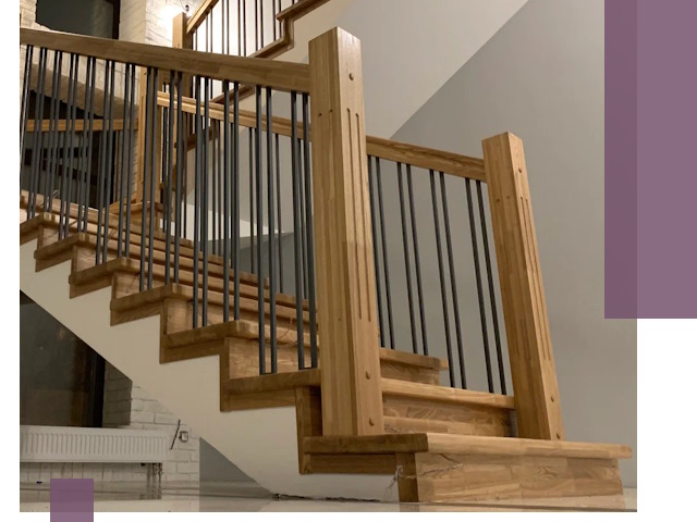 Реставрация деревянных и металлических лестниц в Малоярославце