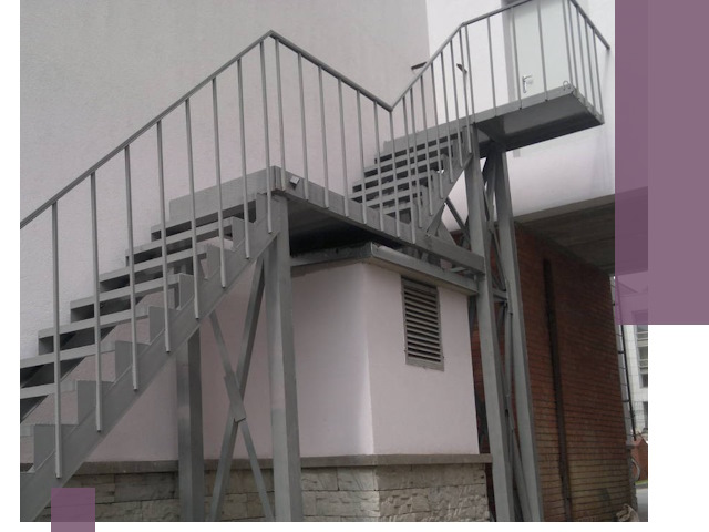 Монтаж пожарных лестниц под ключ в Малоярославце с гарантией качества