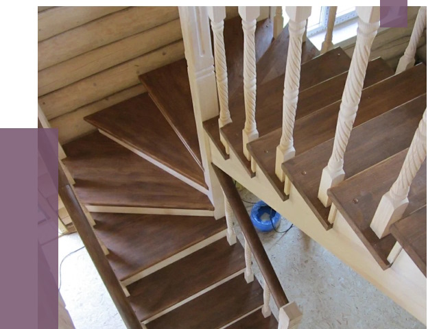 Реставрация деревянных лестниц в Малоярославце от 4344 руб.