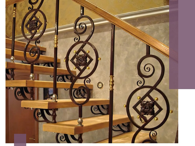 Изготовление кованых лестниц под ключ в Малоярославце