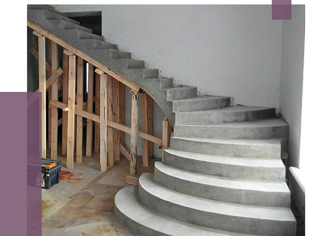 Изготовление бетонных лестниц под ключ в Малоярославце от 20167 руб. | ПРОЛЁТ-Млр