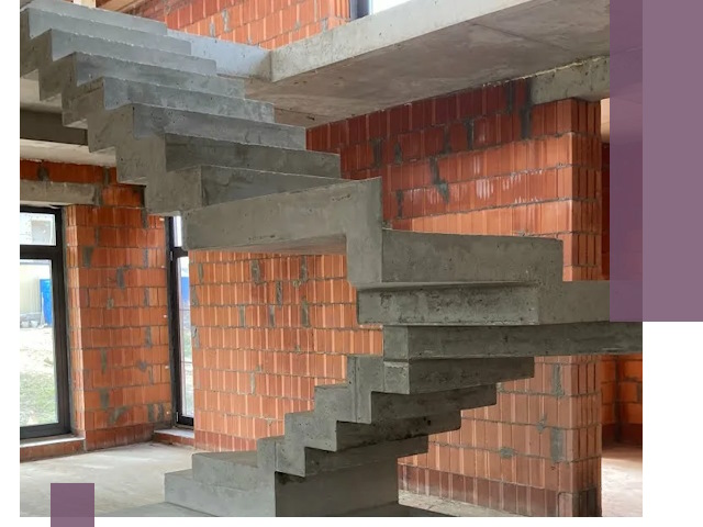 Изготовление бетонных лестниц под ключ в Малоярославце