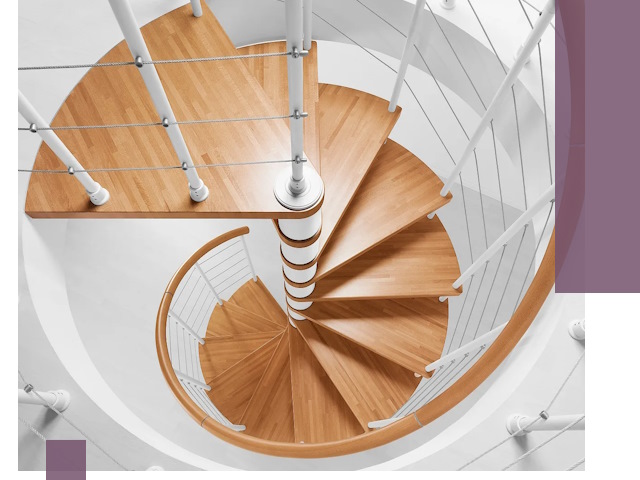 Изготовление винтовых лестниц под ключ в Малоярославце