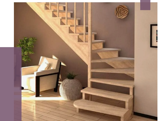 Изготовление Г-образных лестниц в Малоярославце от 19133 руб. 