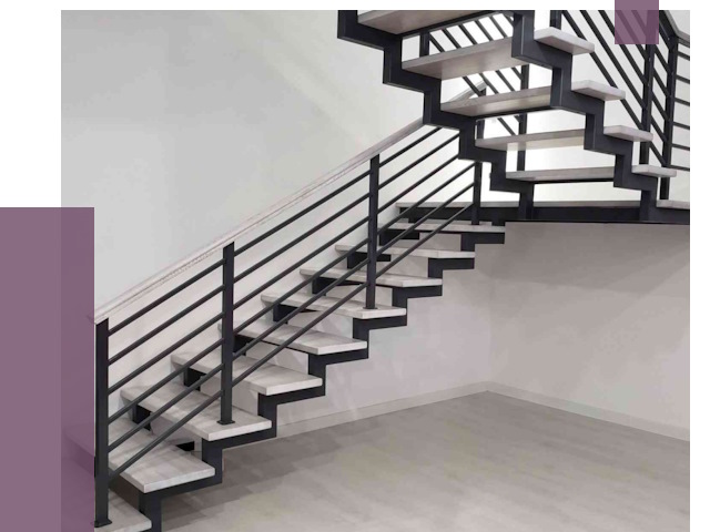 Лестницы на металлокаркасе под ключ в Малоярославце от 12928 руб. | ПРОЛЁТ-Млр