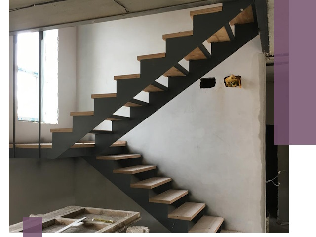 Изготовление лестниц на металлокаркасе в Малоярославце от производителя