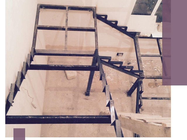 Монтаж лестниц на металлокаркасе в Малоярославце быстро и качественно