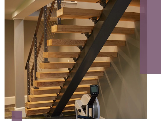 Лестницы на монокосоурах под ключ в Малоярославце - изготовление и монтаж