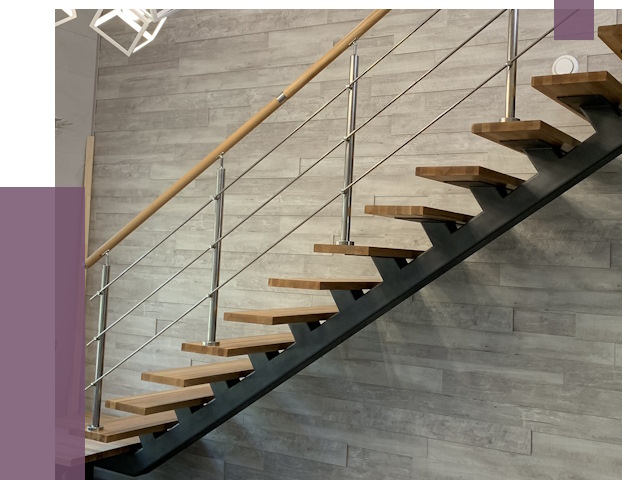 Изготовление лестниц на монокосоуре в Малоярославце от 77048 руб. 