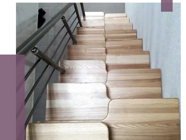 Лестницы гусиный шаг в Малоярославце от 13186 руб. под ключ | ПРОЛЁТ-Млр