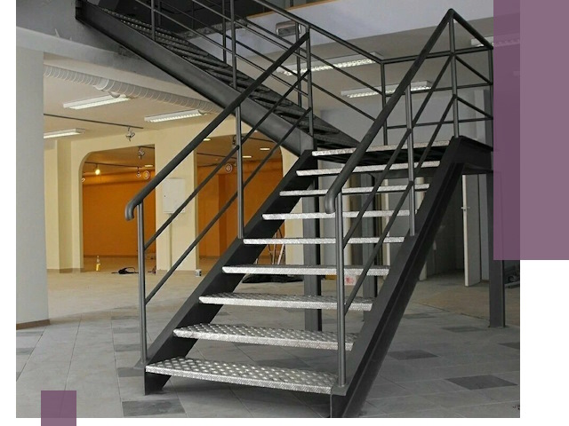 Лестницы для офиса в Малоярославце: изготовление, монтаж, демонтаж