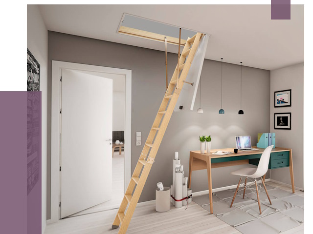 Чердачные лестницы в Малоярославце — от 14737 руб. | ПРОЛЁТ-Млр