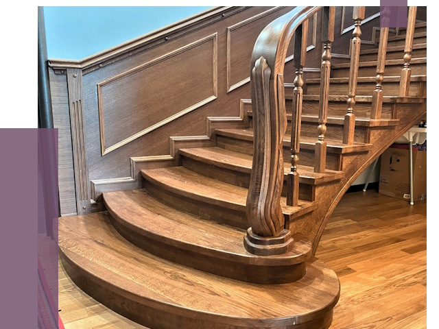 Дубовые лестницы под ключ в Малоярославце от 178400 руб. — ПРОЛЁТ-Млр