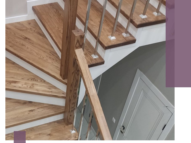 Обшивка металлических лестниц под ключ в Малоярославце