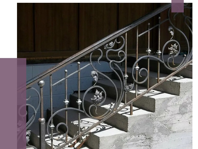 Кованые перила в Малоярославце от 8791 руб. под ключ — качество от ПРОЛЁТ-Млр