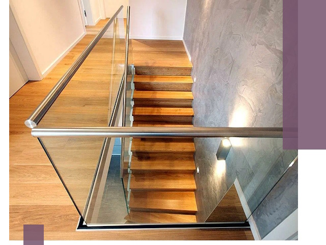 Перила для лестницы в доме — изготовление и монтаж в Малоярославце