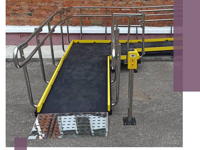 Изготовление наклонных пандусов для инвалидов в Малоярославце