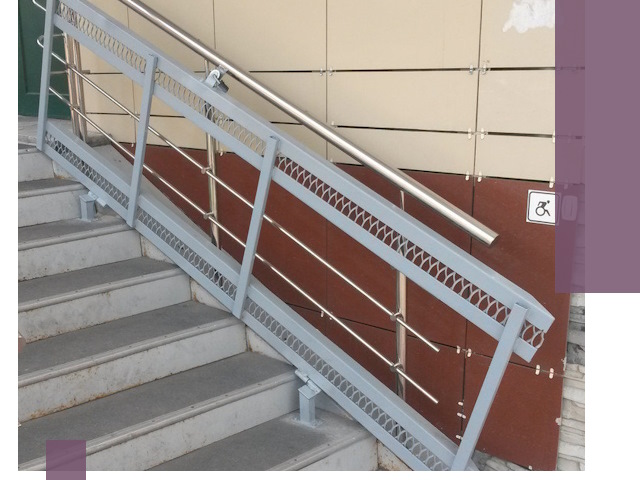 Изготовление откидных пандусов под ключ в Малоярославце