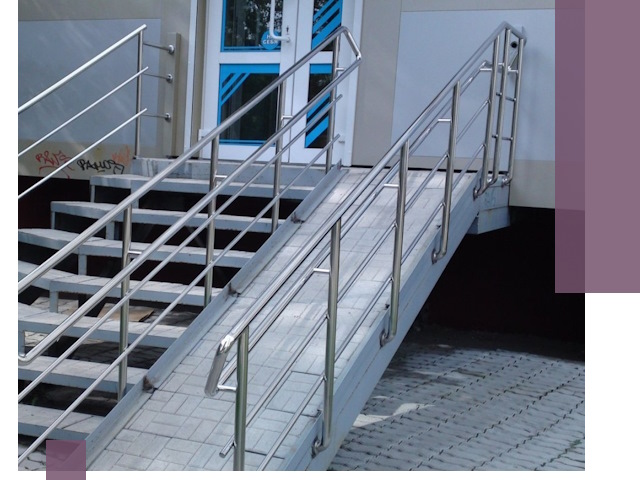 Пандус на крыльцо под ключ в Малоярославце: монтаж и изготовление