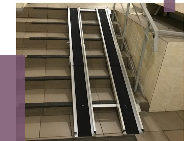 Установка пандуса в подъезд в Малоярославце от 8067 руб. под ключ | ПРОЛЁТ-Млр