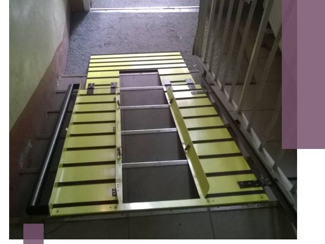 Профессиональный монтаж пандуса в подъезд в Малоярославце