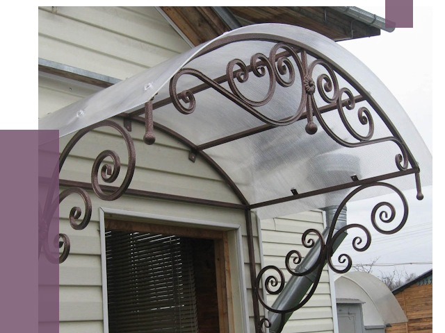 Изготовление козырьков в Малоярославце от 7446 руб. — заказать | ПРОЛЁТ-Млр