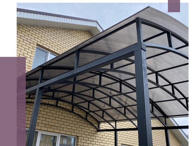 Монтаж козырьков в Малоярославце от 11635 руб. | ПРОЛЁТ-Млр