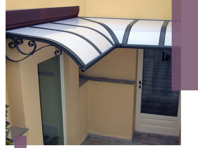 Монтаж козырьков любой сложности в Малоярославце под ключ