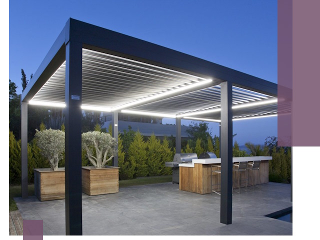 Навесы отдельно стоящие под ключ в Малоярославце из металла и поликарбоната