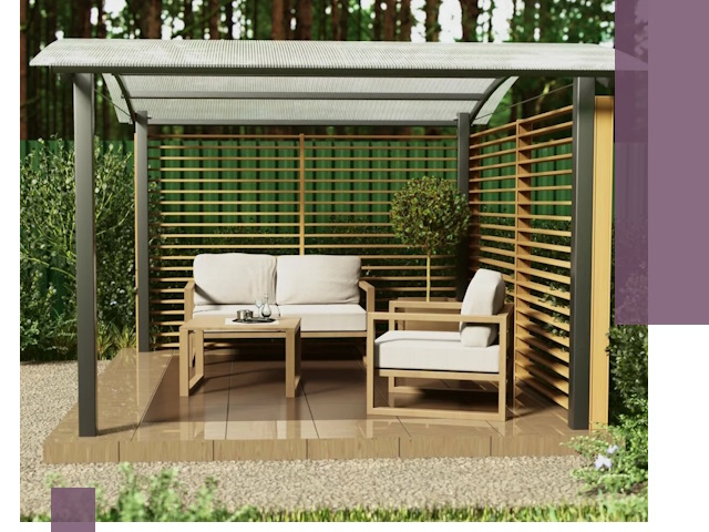 Навесы для дачи в Малоярославце: изготовление, монтаж и демонтаж