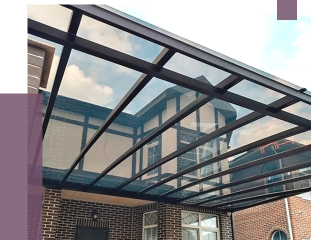 Навесы из поликарбоната в Малоярославце от 8708 руб. под ключ — ПРОЛЁТ-Млр