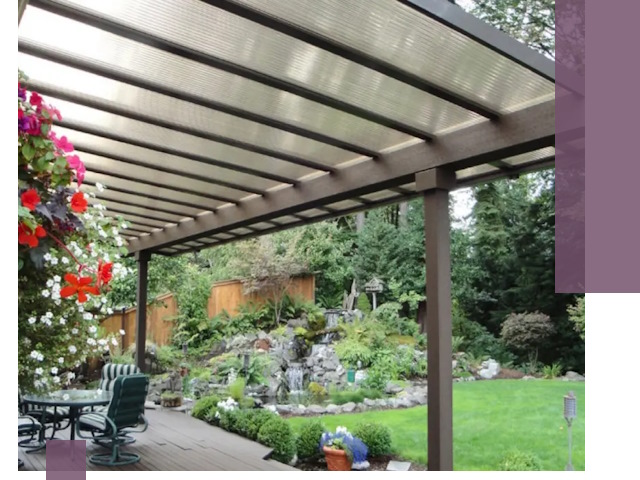 Навесы из поликарбоната под ключ в Малоярославце быстро и надёжно