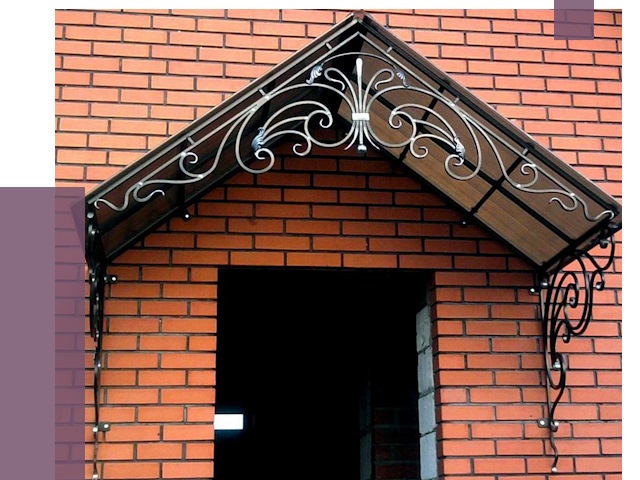 Металлические козырьки в Малоярославце от 10807 руб. 