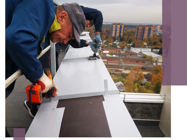 Монтаж парапетов в Малоярославце — установка прочных металлических ограждений