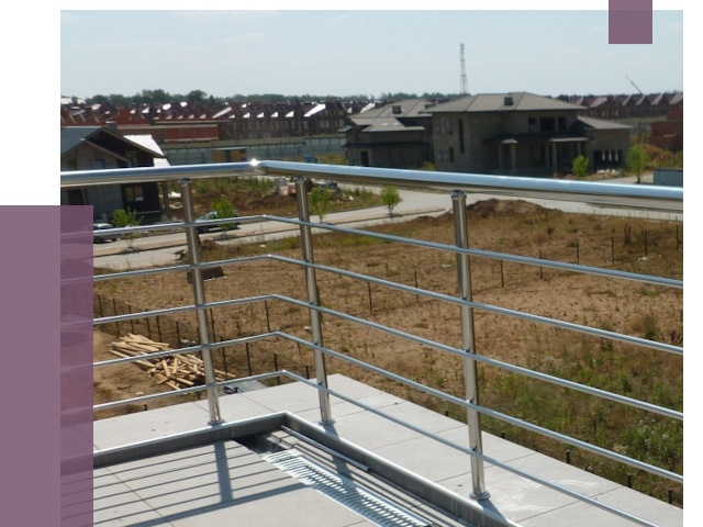 Парапеты из нержавеющей стали в Малоярославце от 8067 руб. за м² | ПРОЛЁТ-Млр