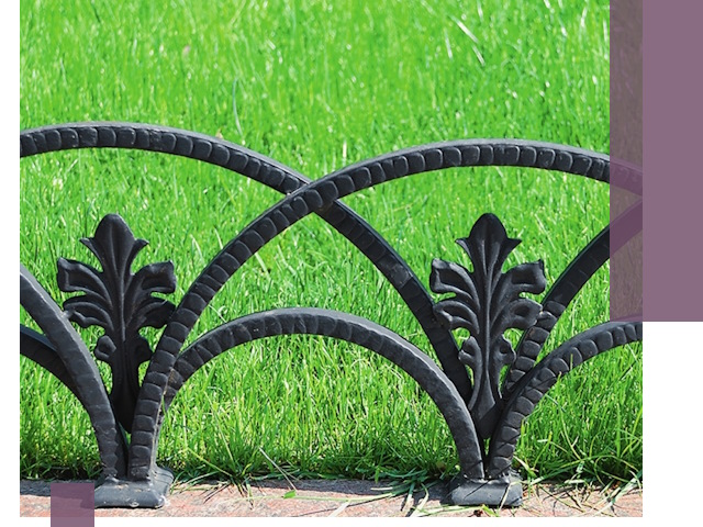 Декоративные металлические бордюры под ключ в Малоярославце