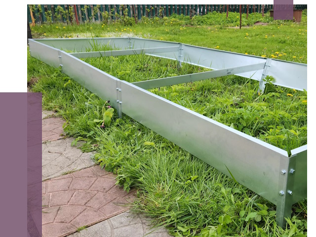 Металлические бордюры для грядок в Малоярославце от 1810 руб.