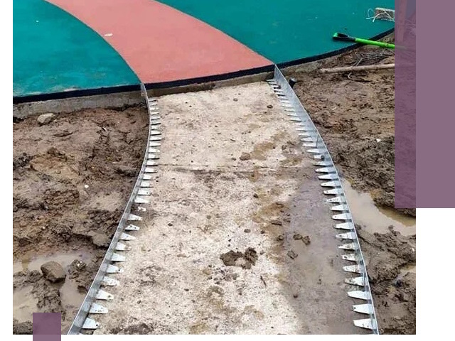 Металлические бордюры для дорожек в Малоярославце — монтаж и изготовление