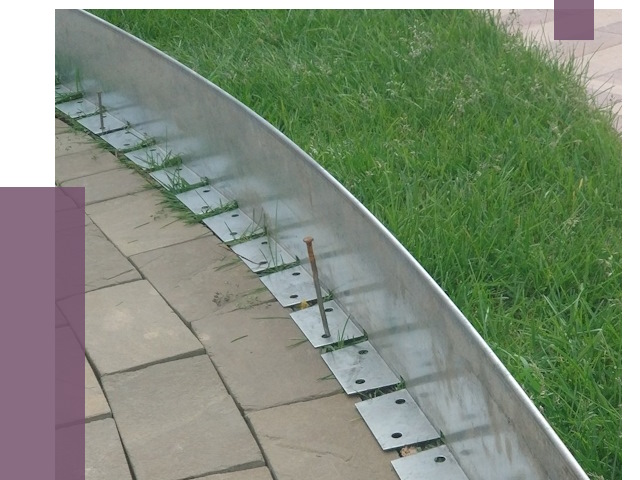 Металлические бордюры для тротуаров в Малоярославце от 8791 руб.