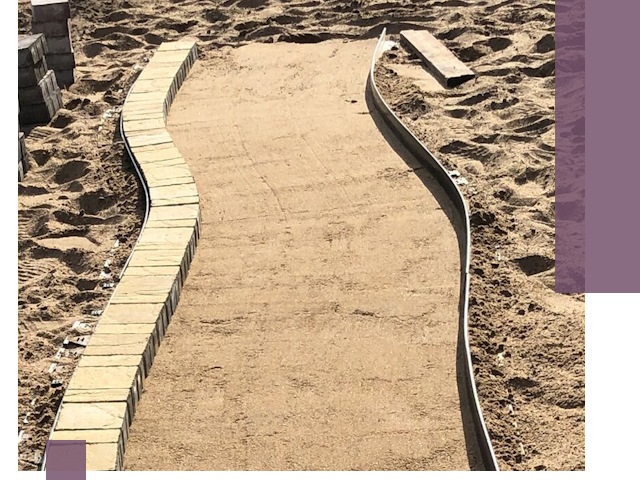 Металлические бордюры для тротуаров в Малоярославце — прочные и долговечные