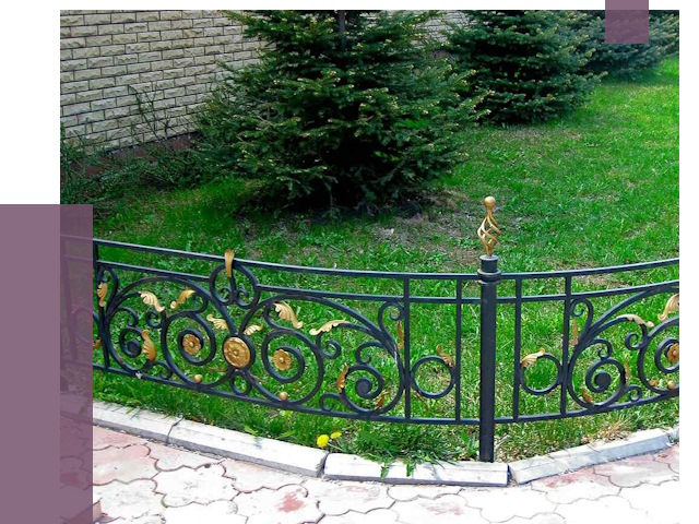 Кованые газонные ограждения в Малоярославце от 7705 руб. — ПРОЛЁТ-Млр