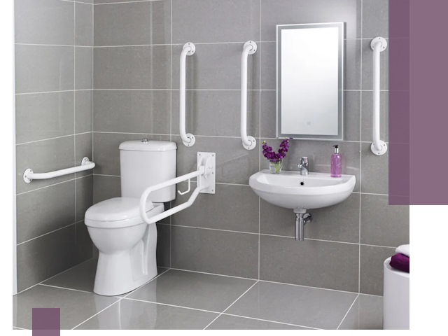 Поручни для санузлов в Малоярославце: установка, ремонт и монтаж