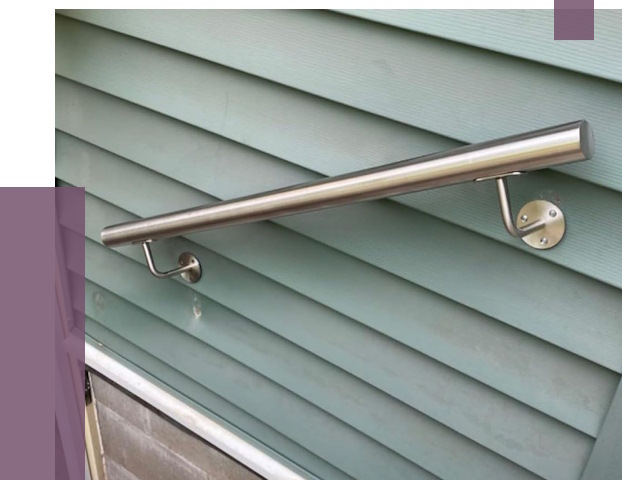 Поручни из нержавеющей стали в Малоярославце от 7757 руб.  | ПРОЛЁТ-Млр